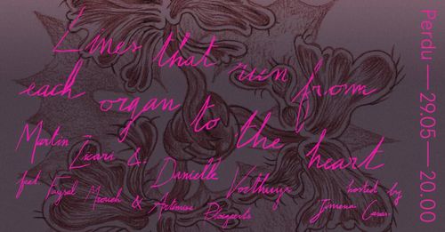 Lines that run from each organ to the heart