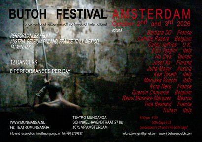 Butoh Festival Amsterdam X Edition