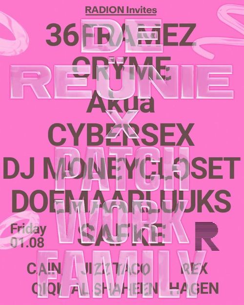 PRIDE: RADION invites De Reünie x Patchwork Family
