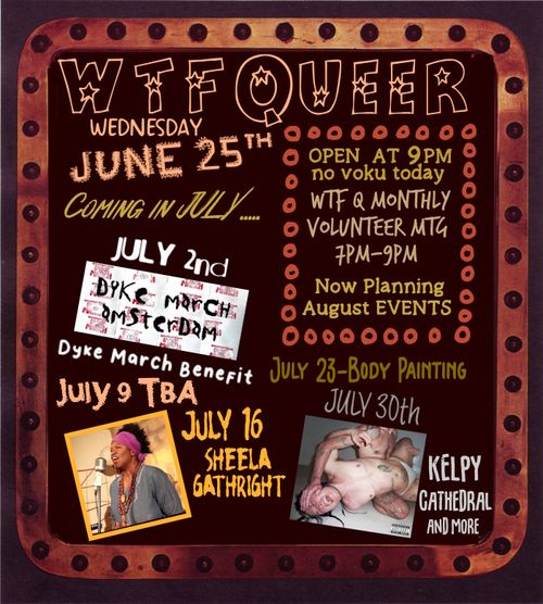 WTF Queer Wednesday NO VOKU/ WTF Q MTG