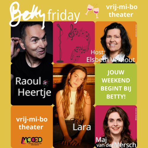 Betty Friday – vrij-mi-bo cabaret – MC020