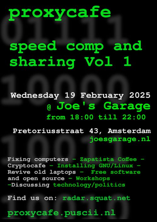 proxycafe: speed comp and sharing Vol 1