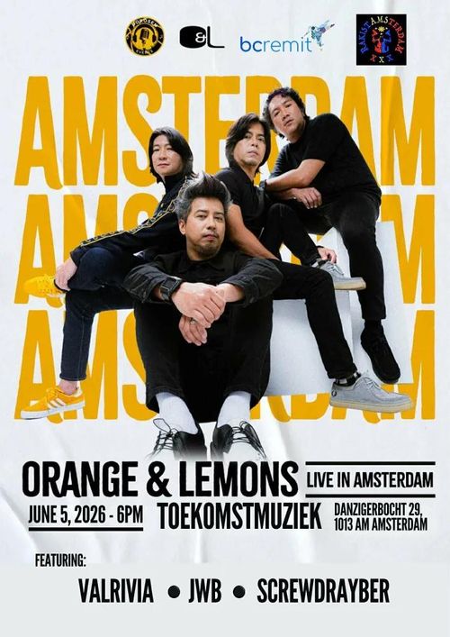 RAKISTAMSTERDAM presents: ORANGE & LEMONS live Amsterdam