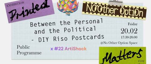 ArtiShock #22 x Printed Matters: Riso workshop