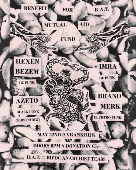 Friday Punk Night/ AZETO/ IMRA/HEXEN BEZEM/BRANDMERK