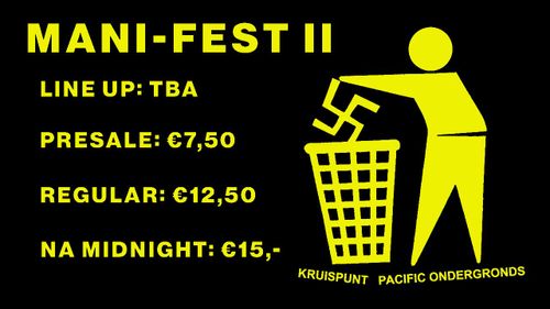 PACIFIC ONDERGRONDS X KRUISPUNT PRESENTEREN MANI-FEST II