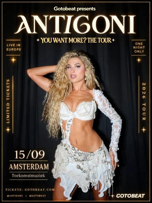 Antigoni live in Amsterdam!