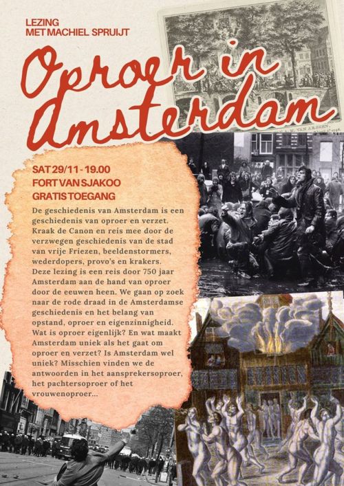Revolt in Amsterdam – Presentation with Machiel Spruijt