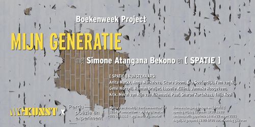 Boekenweek Project: Mijn Generatie x WG Kunst