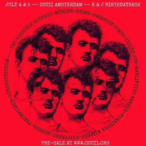 R/J BiRTHDAY BASH! w/ ROBBER + TRAUMATIZER + KUIPVREES + FORBIDDEN WIZARDS + MANLIFTING BANNER + INSIDE JOB