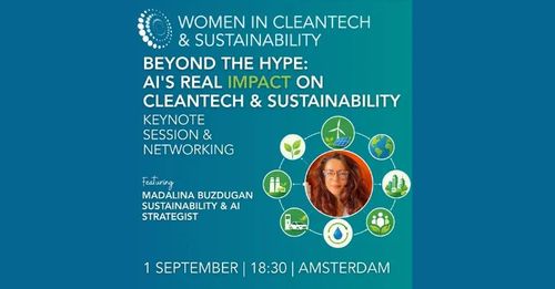 Beyond the Hype: AI's Real Impact on Cleantech & Sustainability — Keynote Session & Networking