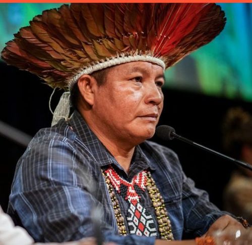 Meeting with Chief Dada Guardian of the Amazon rainforest