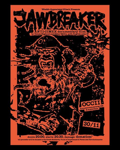 World’s Appreciated Kitsch Screening time: JAWBREAKER: A Film About Anti-Cimex