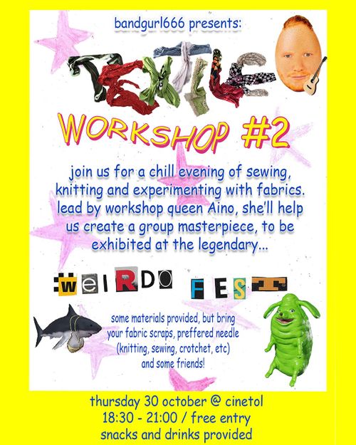 WORKSHOP #2 | bandgurl666 presents