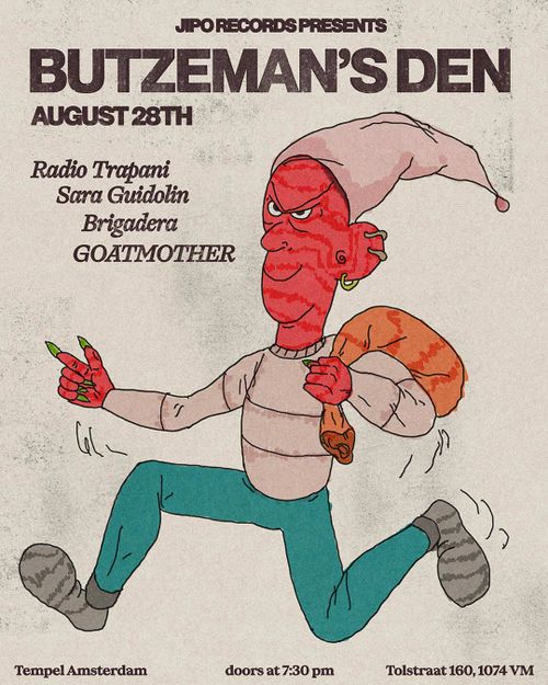 BUTZEMAN'S DEN | radio trapani + sara guidolin + brigadera + goatmother