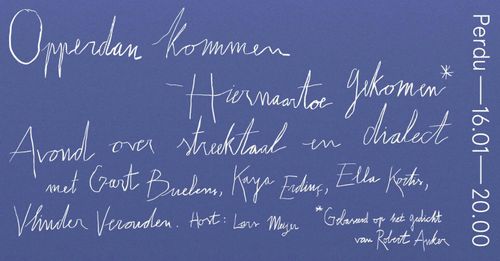 Opperdan kommen - Hiernaartoe gekomen*