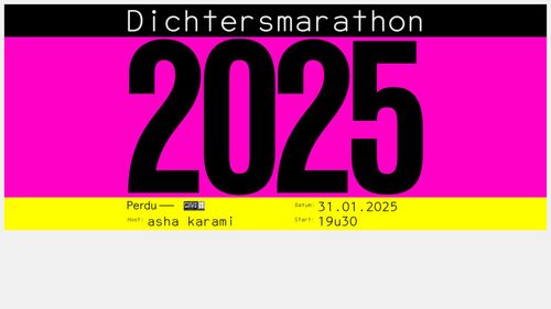 The Dichtersmarathon 2025!