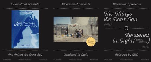 Bloemstraat  film event