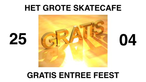 HET GROTE SKATECAFE GRATIS ENTREE FEEST: VINK & VET, BIEBERCHELLA B2B LUA DIPA [UITVERKOCHT]