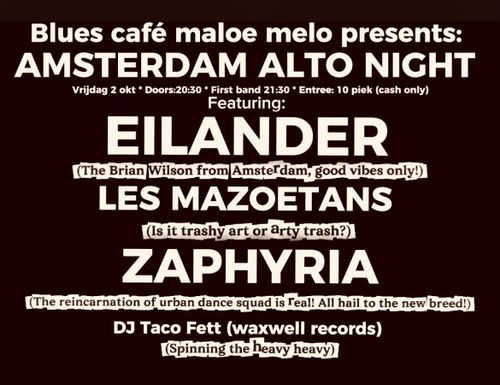 Amsterdam alto night featuring: