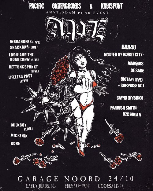 Pacific Ondergronds & KRUISPUNT presenteren APE