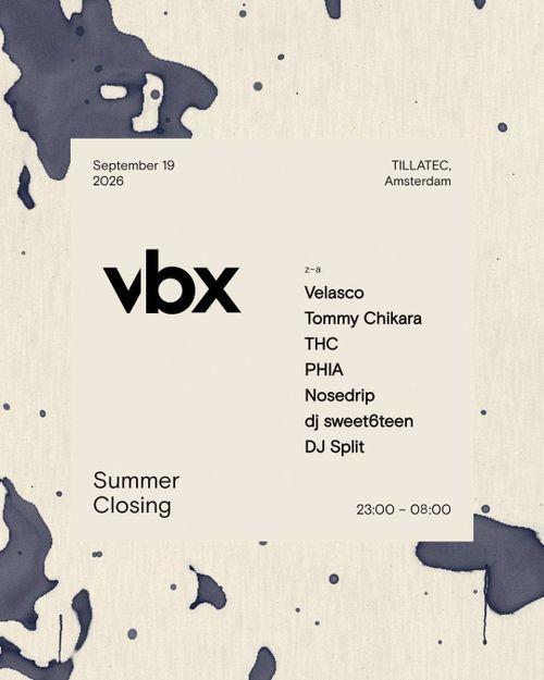 VBX SUMMER CLOSING - TILLATEC 19.09